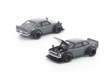 Toyota Corolla KE25 (Grey) - Pop Race - 1:64 Modellauto 1/64