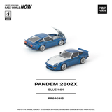 Nissan 280 ZX Pandem (Blue) - Pop Race - 1:64 Modellauto 1/64