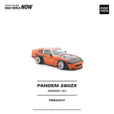 Nissan 280 ZX Pandem (Orange) - Pop Race - 1:64 Modellauto 1/64