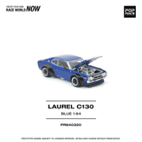 Nissan Laurel C130 (Blue) - Pop Race - 1:64 Modellauto 1/64
