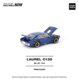Nissan Laurel C130 (Blue) - Pop Race - 1:64 Modellauto 1/64