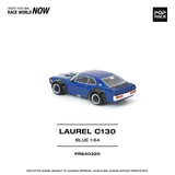 Nissan Laurel C130 (Blue) - Pop Race - 1:64 Modellauto 1/64