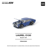 Nissan Laurel C130 (Blue) - Pop Race - 1:64 Modellauto 1/64