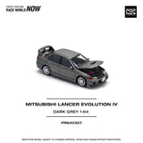 Mitsubishi Lancer Evolution IV (Dark Grey) - Pop Race - 1:64 Modellauto 1/64