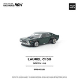 Nissan Laurel C130 (Green) - Pop Race - 1:64 Modellauto 1/64