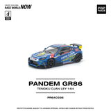 Toyota GR86 Pandem Tengku Djan Ley - Pop Race - 1:64 Modellauto 1/64
