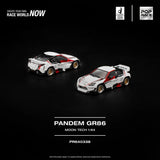 Toyota GR86 Pandem Moon Tech - Pop Race - 1:64 Modellauto 1/64
