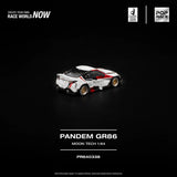 Toyota GR86 Pandem Moon Tech - Pop Race - 1:64 Modellauto 1/64