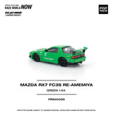 Mazda RX-7 (FC3S) RE-Amemiya (Green) - Pop Race - 1:64 Modellauto 1/64