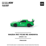 Mazda RX-7 (FC3S) RE-Amemiya (Green) - Pop Race - 1:64 Modellauto 1/64