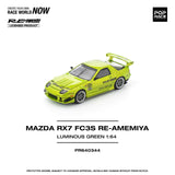 Mazda RX-7 (FC3S) RE-Amemiya (Luminous Green) - Pop Race - 1:64 Modellauto 1/64