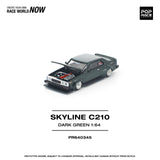 Nissan Skyline C210 (Dark Green) - Pop Race - 1:64 Modellauto 1/64