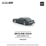 Nissan Skyline C210 (Dark Green) - Pop Race - 1:64 Modellauto 1/64