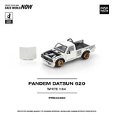 Datsun 620 Pandem (White) - Pop Race - 1:64 Modellauto 1/64