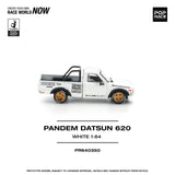 Datsun 620 Pandem (White) - Pop Race - 1:64 Modellauto 1/64