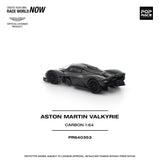 Aston Martin Valkyrie (Carbon) - Pop Race - 1:64 Modellauto 1/64