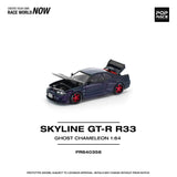 Nissan Skyline GT-R (R33) (Ghost Chameleon) - Pop Race - 1:64 Modellauto 1/64