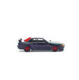 Nissan Skyline GT-R (R32) (Ghost Chameleon) - Pop Race - 1:64 Modellauto 1/64