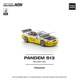 Nissan Silvia (S13) Pandem (Yellow) - Pop Race - 1:64 Modellauto 1/64