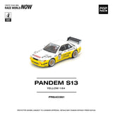 Nissan Silvia (S13) Pandem (Yellow) - Pop Race - 1:64 Modellauto 1/64