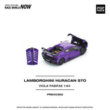Lamborghini Huracán STO (Viola Pasifae) - Pop Race - 1:64 Modellauto 1/64