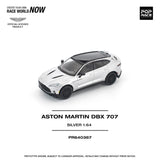 Aston Martin DBX 707 (Silver) - Pop Race - 1:64 Modellauto 1/64