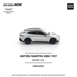Aston Martin DBX 707 (Silver) - Pop Race - 1:64 Modellauto 1/64