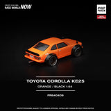 Toyota Corolla KE25 (Orange/Black) - Pop Race - 1:64 Modellauto 1/64