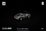 Nissan 280 ZX Pandem (Raw Metal) - Pop Race - 1:64 Modellauto 1/64