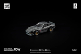 Nissan 280 ZX Pandem (Raw Metal) - Pop Race - 1:64 Modellauto 1/64