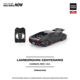 Lamborghini Centenario (Carbon Red) - Pop Race - 1:64 Modellauto 1/64