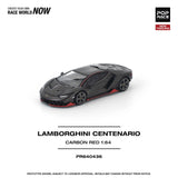 Lamborghini Centenario (Carbon Red) - Pop Race - 1:64 Modellauto 1/64