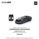 Lamborghini Centenario (Carbon Blue) - Pop Race - 1:64 Modellauto 1/64