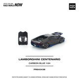 Lamborghini Centenario (Carbon Blue) - Pop Race - 1:64 Modellauto 1/64