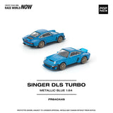 Singer DLS Turbo (Metallic Blue) - Pop Race - 1:64 Modellauto 1/64