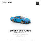 Singer DLS Turbo (Metallic Blue) - Pop Race - 1:64 Modellauto 1/64