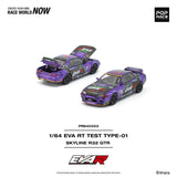 Nissan Skyline GT-R (R32) Eva RT Test Type-01 - Pop Race - 1:64 Modellauto 1/64