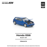 Honda Civic EG6 (Blue) - Pop Race - 1:64 Modellauto 1/64
