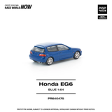 Honda Civic EG6 (Blue) - Pop Race - 1:64 Modellauto 1/64
