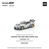 Toyota Supra (A90) Darwinpro 66G WBK (Chrome) - Pop Race - 1:64 Modellauto 1/64