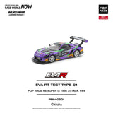 Mazda RX7 (FD) RE-Amemiya Super G Time Attack Eva RT Test Type-01 - Pop Race - 1:64 Modellauto 1/64