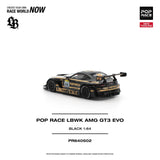 Mercedes AMG GT3 Evo LBWK (Black) - Pop Race - 1:64 Modellauto 1/64