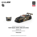 Mercedes AMG GT3 Evo LBWK (Black) - Pop Race - 1:64 Modellauto 1/64