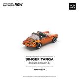 Singer Targa (Bronze Chrome) - Pop Race - 1:64 Modellauto 1/64