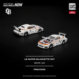 LB-Super Silhouette Mazda RX-7 (FD3S) (White) - Pop Race - 1:64 Modellauto 1/64
