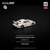 LB-Super Silhouette Mazda RX-7 (FD3S) (White) - Pop Race - 1:64 Modellauto 1/64