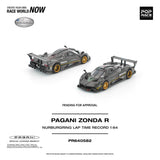 Pagani Zonda R Nürburgring Lap Time Record - Pop Race - 1:64 Modellauto 1/64