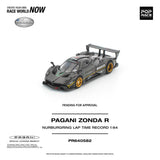 Pagani Zonda R Nürburgring Lap Time Record - Pop Race - 1:64 Modellauto 1/64