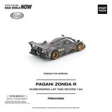 Pagani Zonda R Nürburgring Lap Time Record - Pop Race - 1:64 Modellauto 1/64