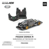 Pagani Zonda R Nürburgring Lap Time Record - Pop Race - 1:64 Modellauto 1/64